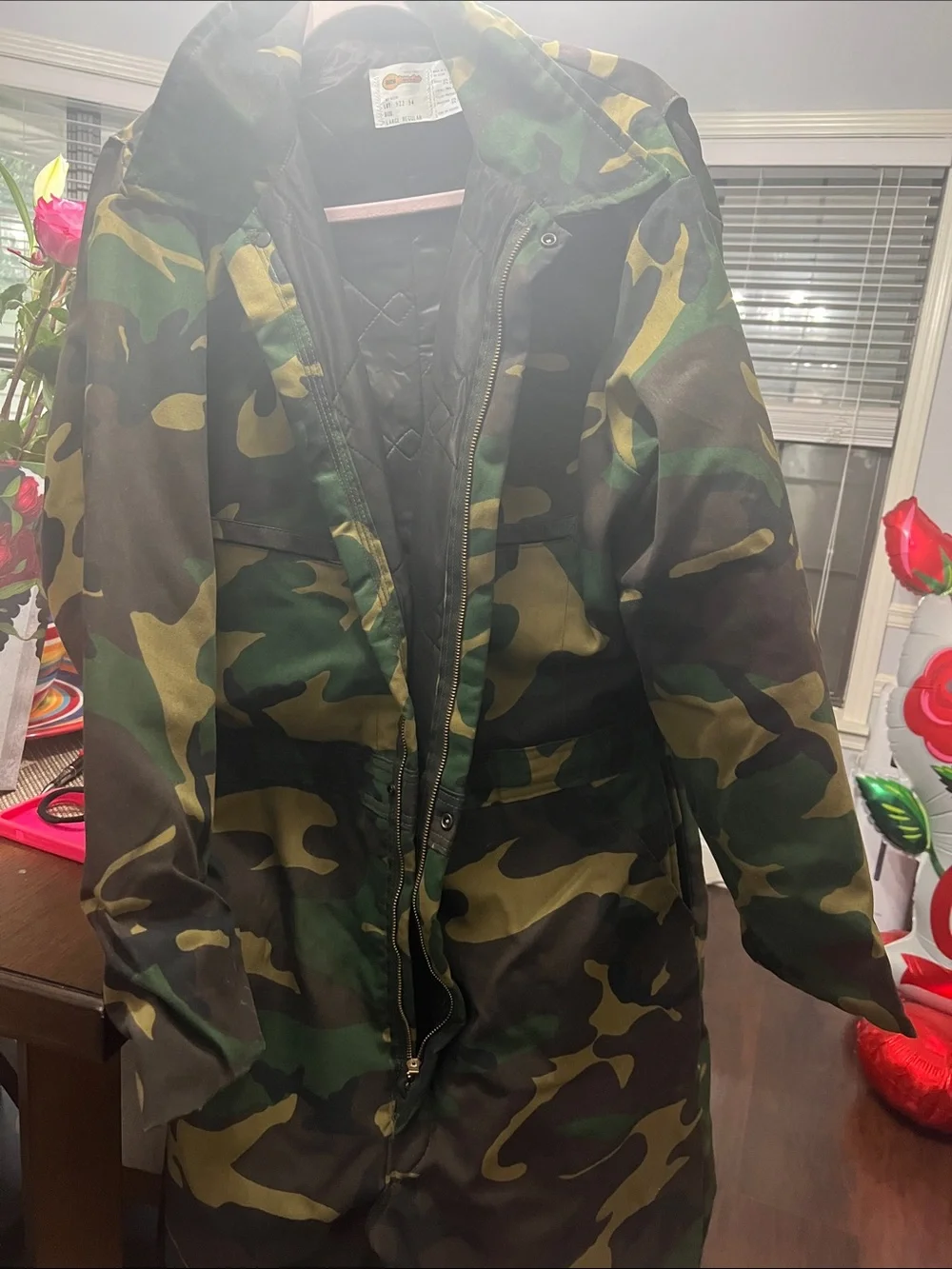 Men’s Camouflage Coverall Suit - Green Camo